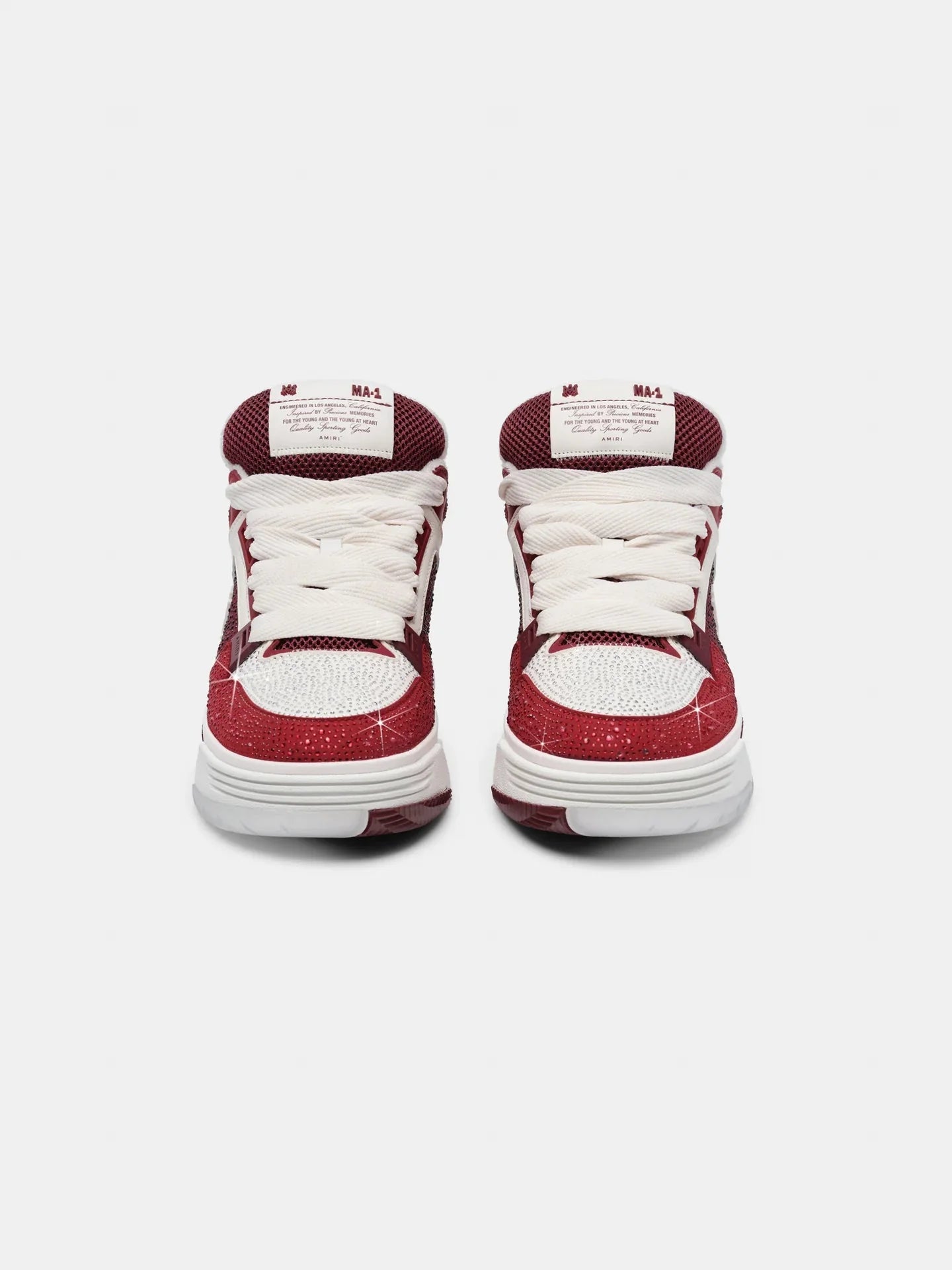 Amiri CRYSTAL MA-1 BURGUNDY