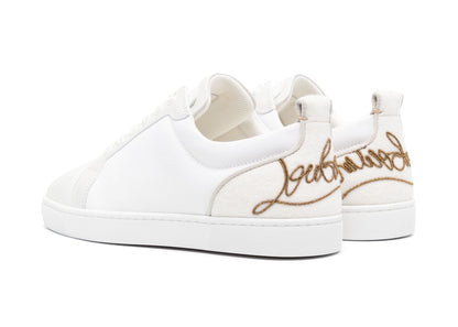 Louboutin Fun Louis Junior White/Gold