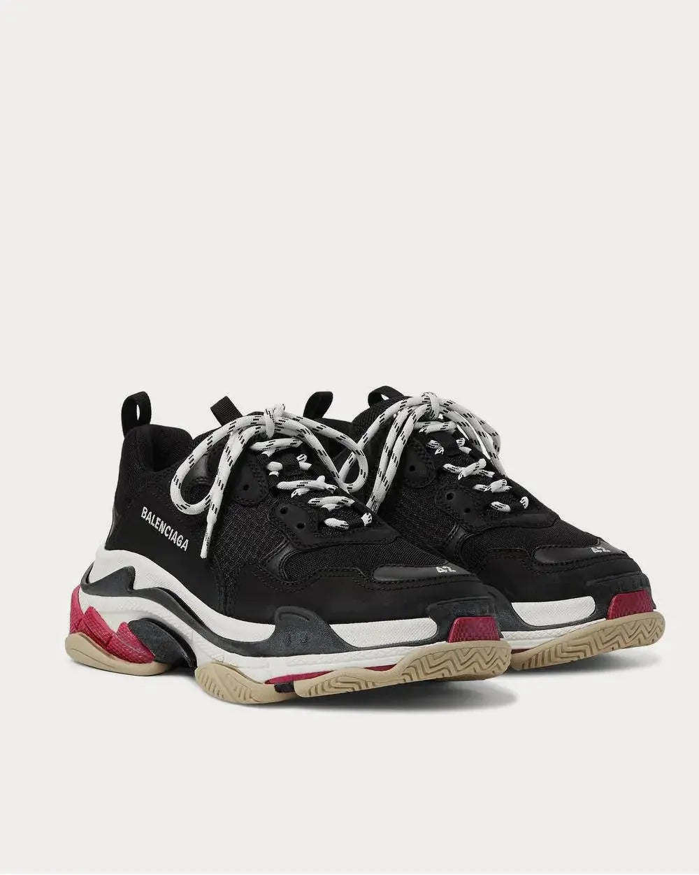 Balenciaga Triple S 'Black/White/Grey/Red'