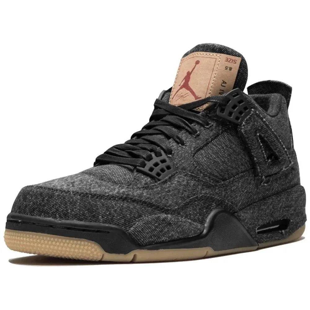 Levis x Nike Air Jordan 4 Black