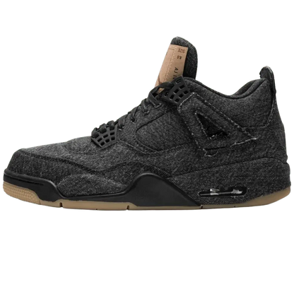 Levis x Nike Air Jordan 4 Black