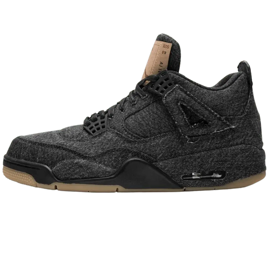 Levis x Nike Air Jordan 4 Black