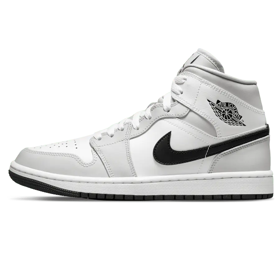 Air Jordan 1 Mid Wmns 'Light Smoke Grey'