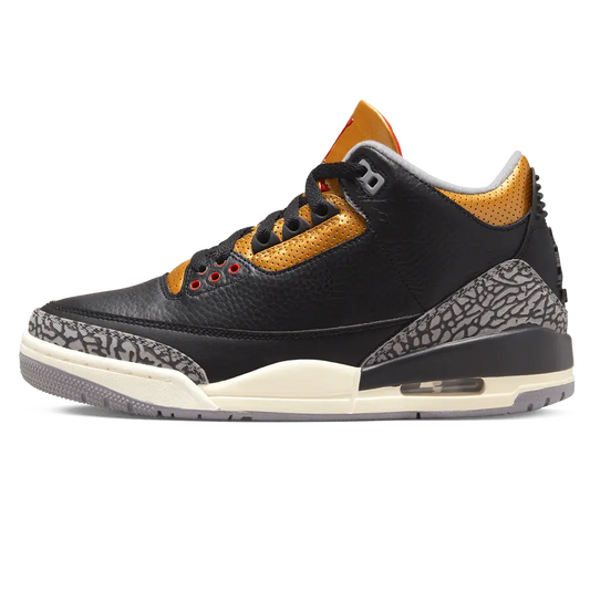 Air Jordan 3 Wmns Retro 'Black Gold'