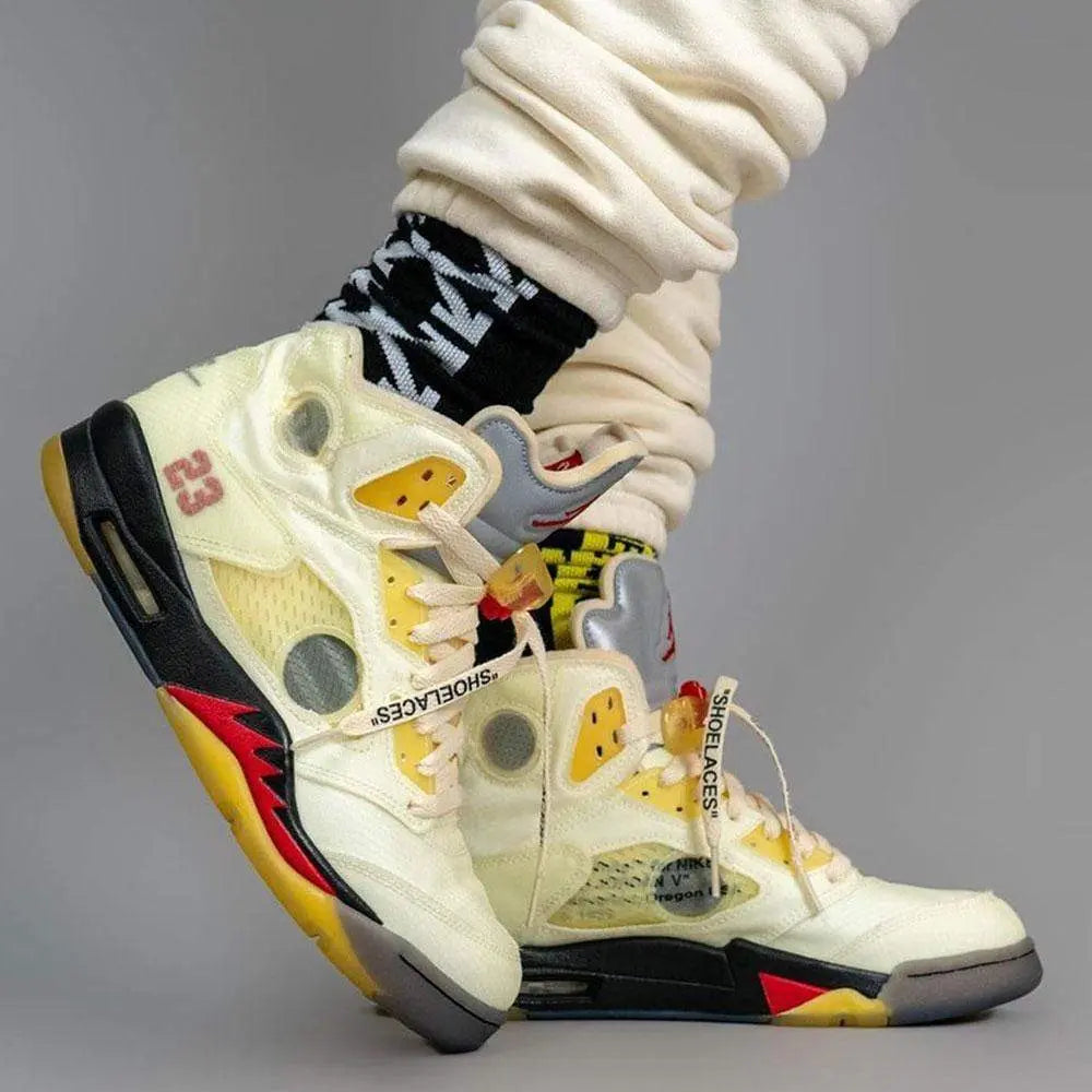 Off-White x Air Jordan 5 SP 'Sail'