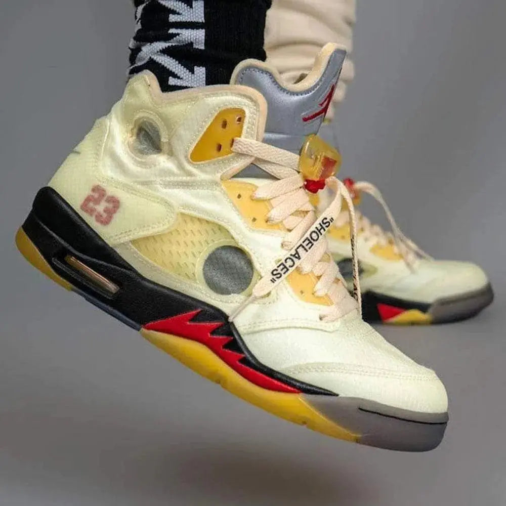 Off-White x Air Jordan 5 SP 'Sail'