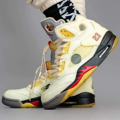 Off-White x Air Jordan 5 SP 'Sail'