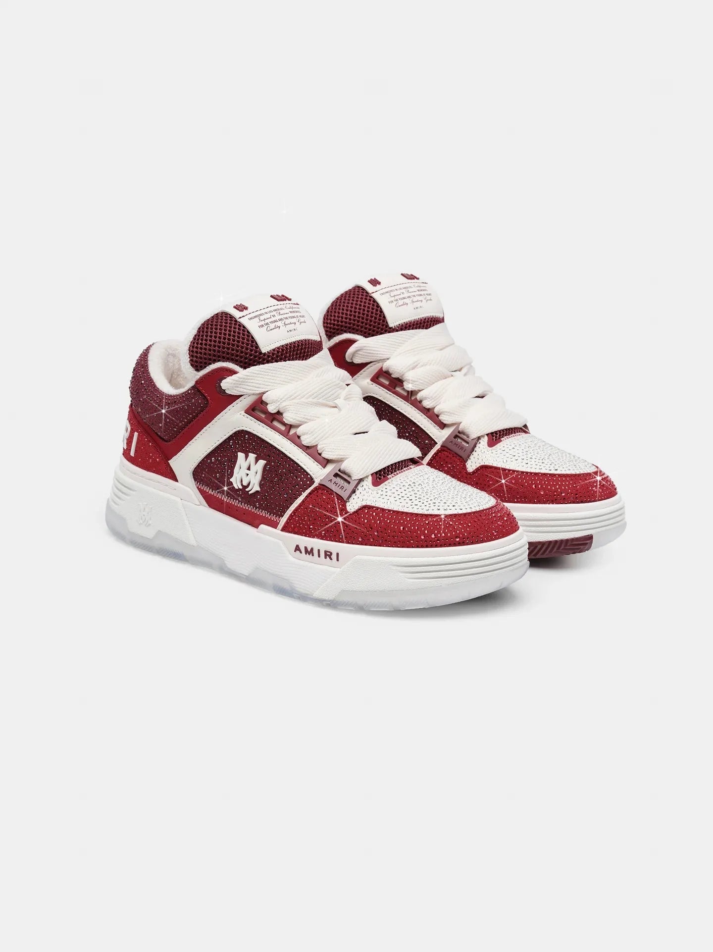 Amiri CRYSTAL MA-1 BURGUNDY