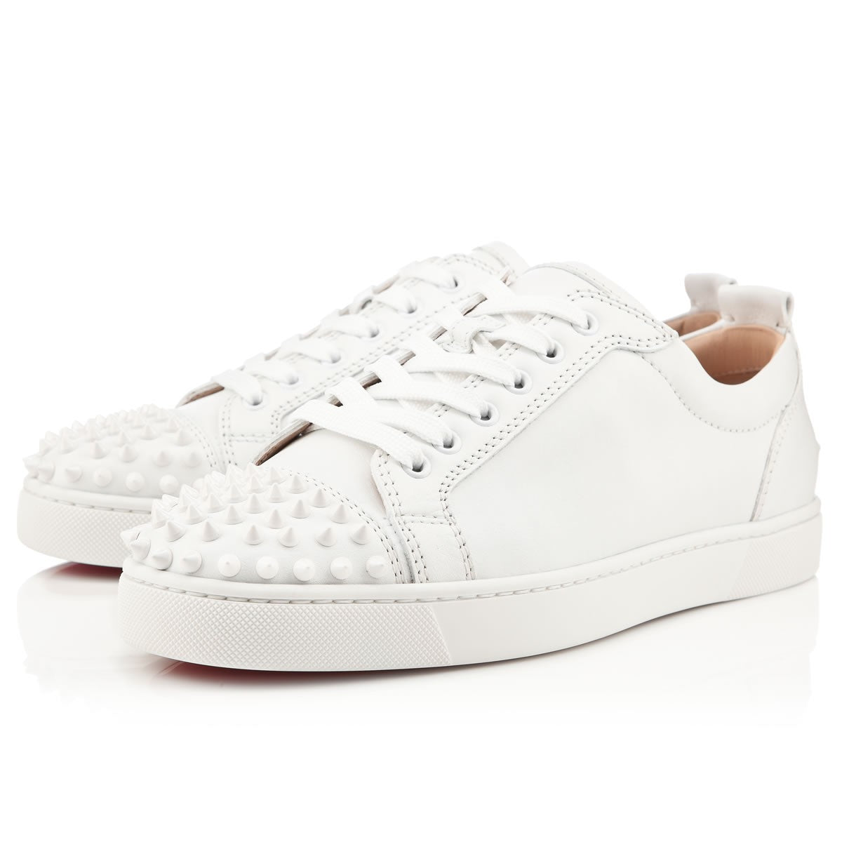 Louboutin White Spikes