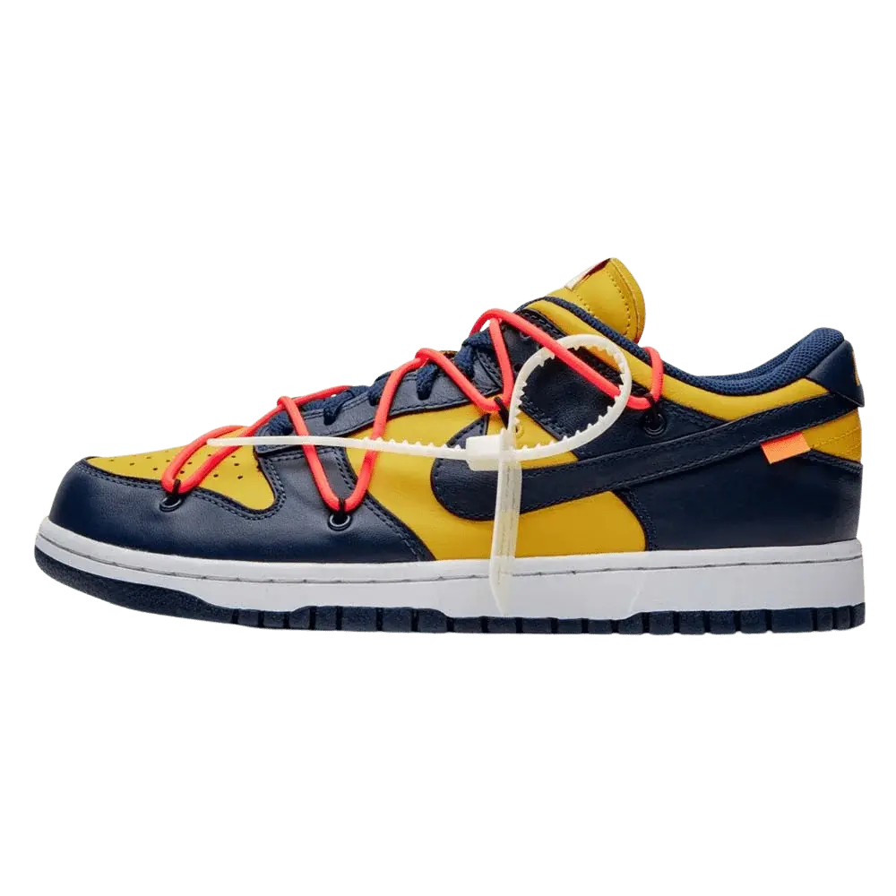 OFF-WHITE x Nike Dunk Low 'University Gold'